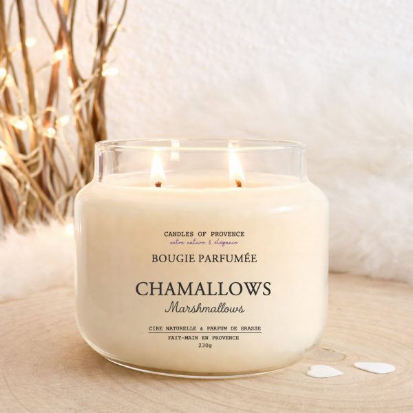 Bougie parfumée Chamallows artisanale fait-main en Provence