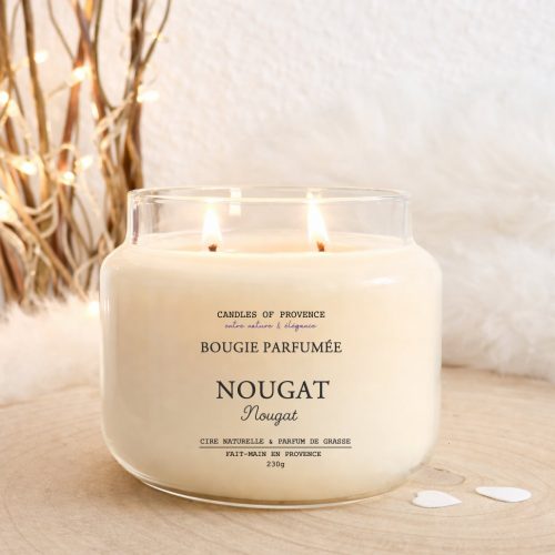 Bougie parfumée Nougat artisanale fait-main en Provence