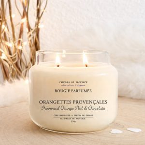 Bougie parfumée Orangettes Provençales artisanale fait-main en Provence