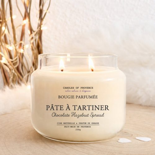 Bougie parfumée Pâte à Tartiner artisanale fait-main en Provence