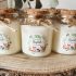 Cadeaux invités baptême : bougies personnalisées Baptiste