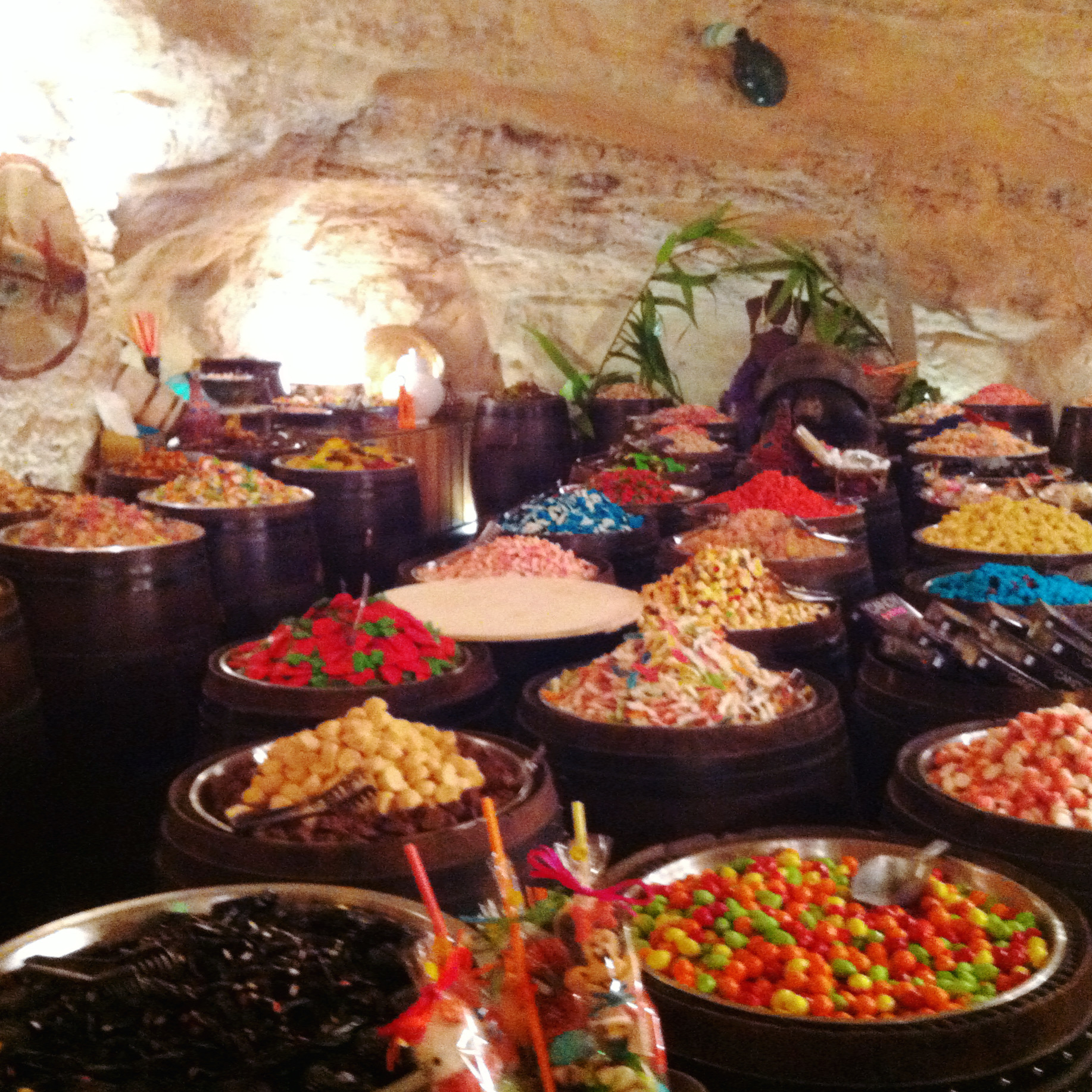 Boutique de bonbons photographiée à Bonifacio