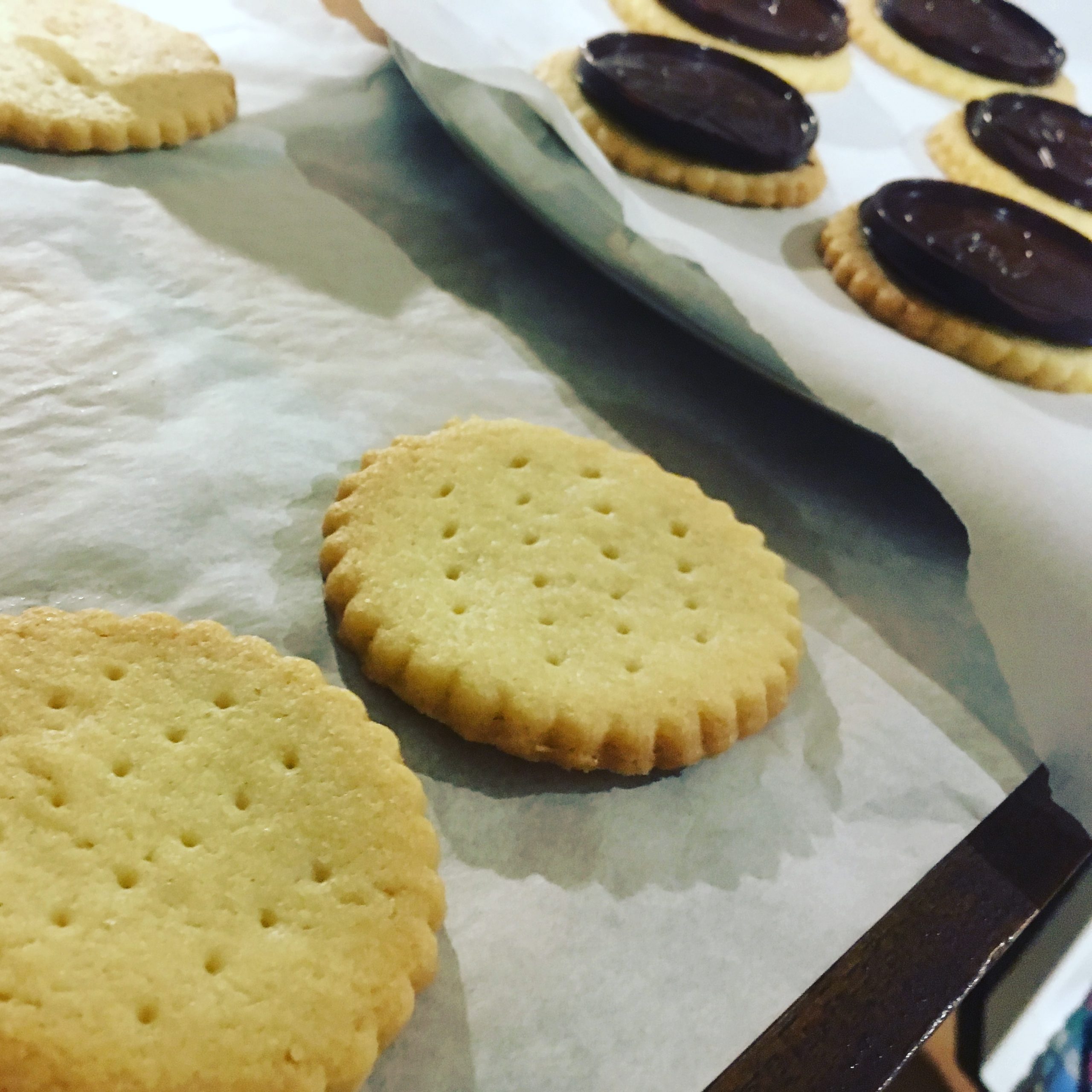 Petits biscuits maison en préparation